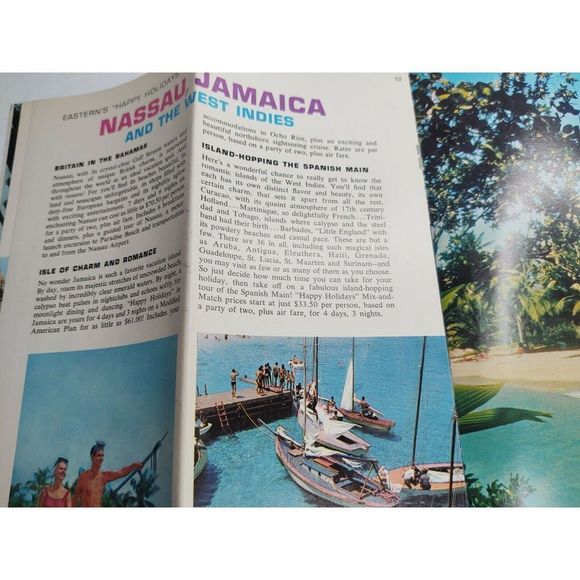 Eastern Airlines 1963 Ford Brochure Pamphlet Ephemera Travel NYC Transportation - Picture 9 of 9